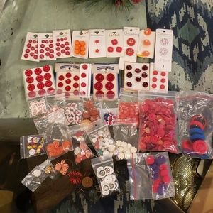 Vintage lot of  buttons by streamline